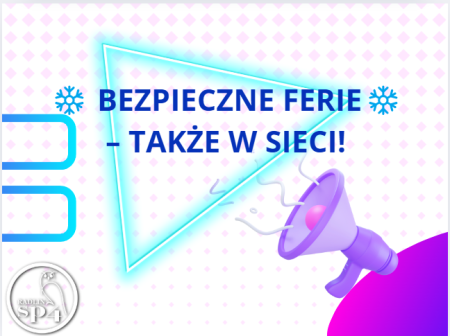 ❄️ Bezpieczne ferie – także w sieci! ❄️