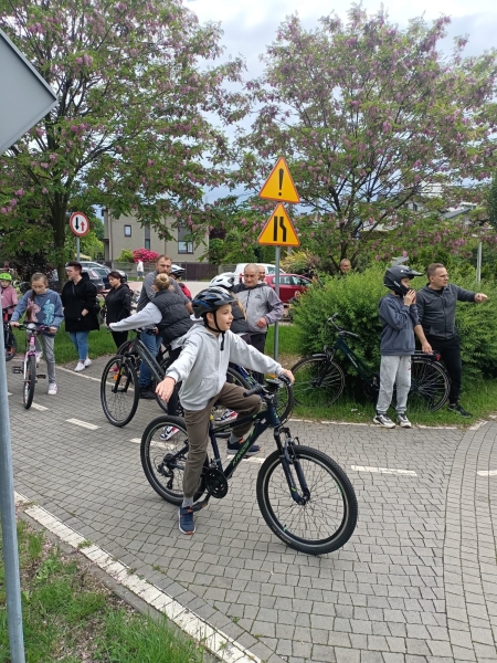 Egzamin praktyczny na kartę rowerową. 