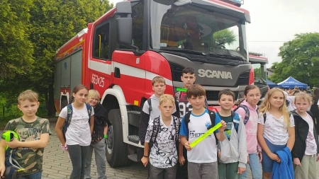 Klasy 4 i 5 na IV Pikniku Bezpieczeństwa w Radlinie!