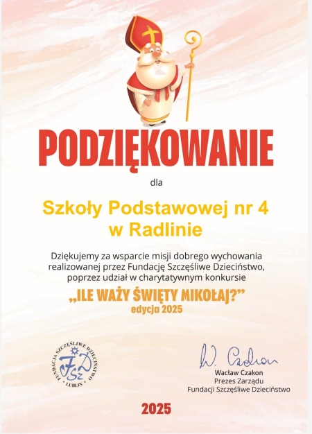 Podziękowanie 