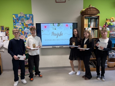 Miejski Konkurs Recytatorski dla klas IV-VI