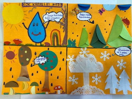 Konkurs plastyczny ''Niezwykła podróż kropli wody'' 