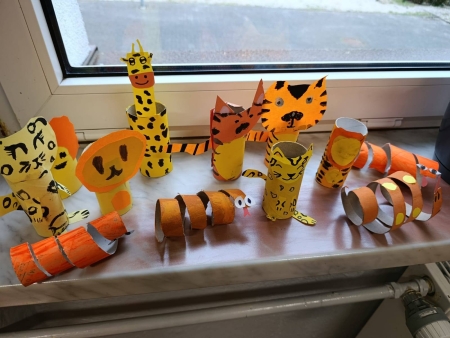 Uczniowie klasy 3b wspólnie z Kazikiem podróżowali po Afryce 