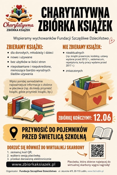 Charytatywna  Zbiórka Książek 