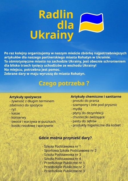 Zbiórka dla Ukrainy